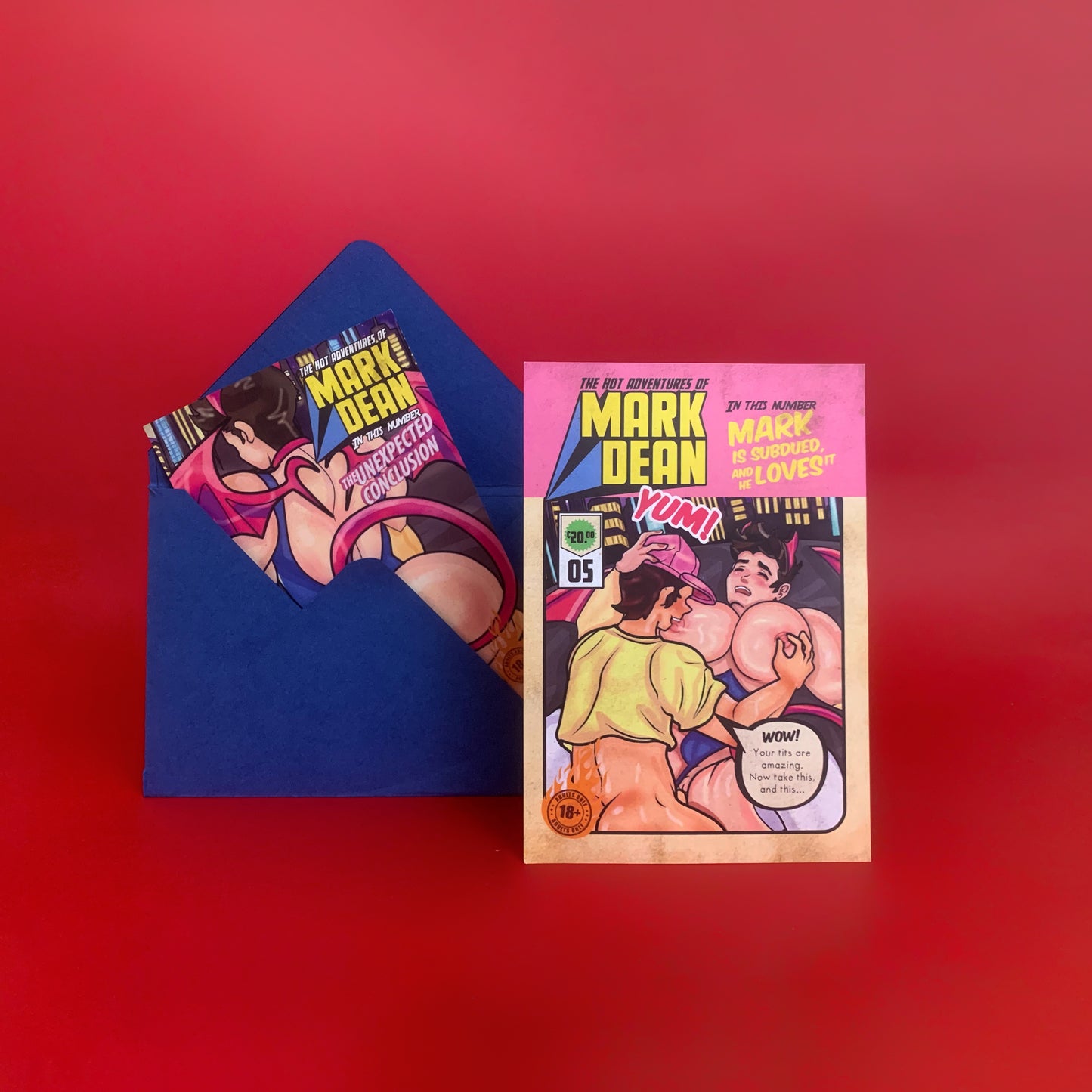 Artículos de Colección Mark Dean 6 Postal Comic