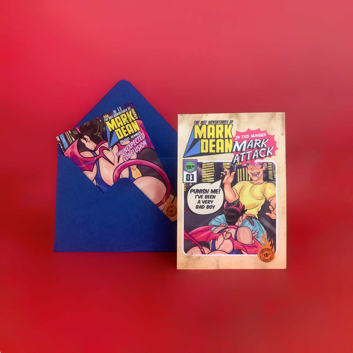 Artículos de Colección Mark Dean 6 Postal Comic