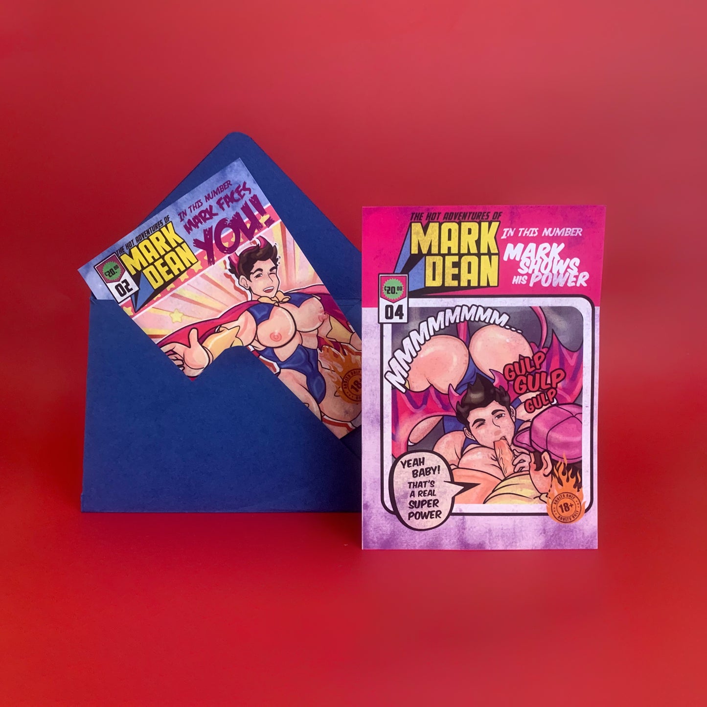 Artículos de Colección Mark Dean 6 Postal Comic