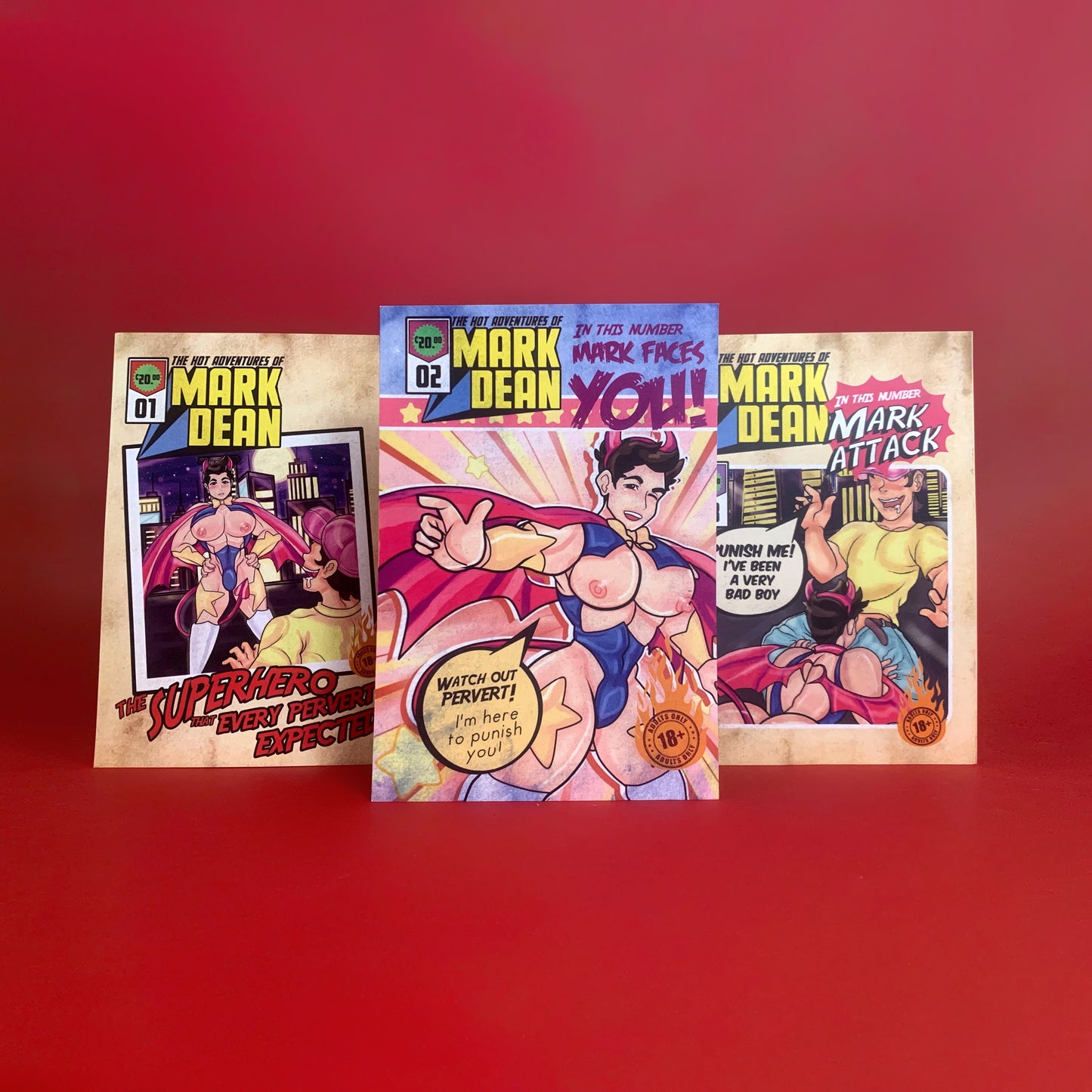Artículos de Colección Mark Dean 6 Postal Comic