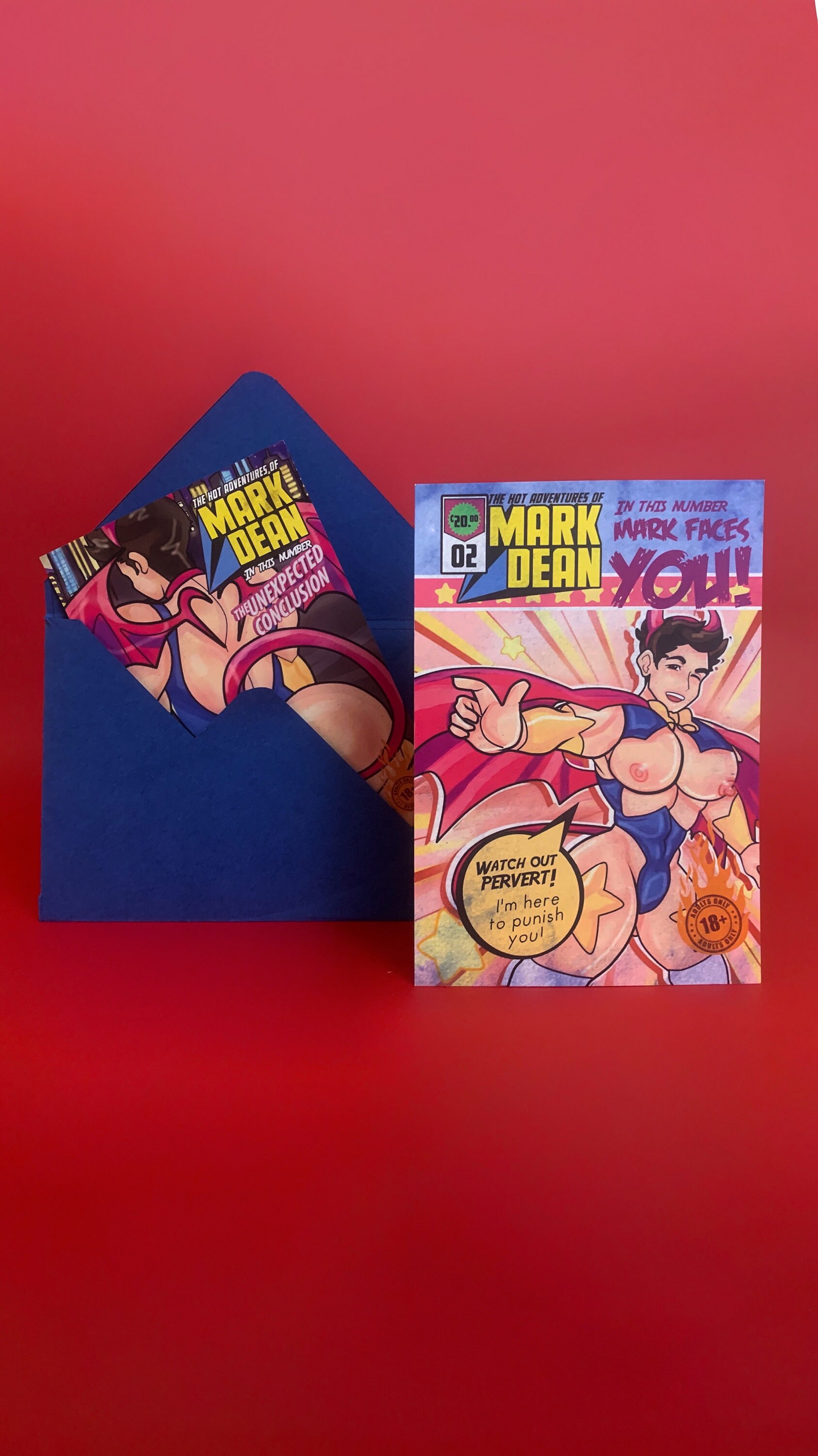 Artículos de Colección Mark Dean 6 Postal Comic
